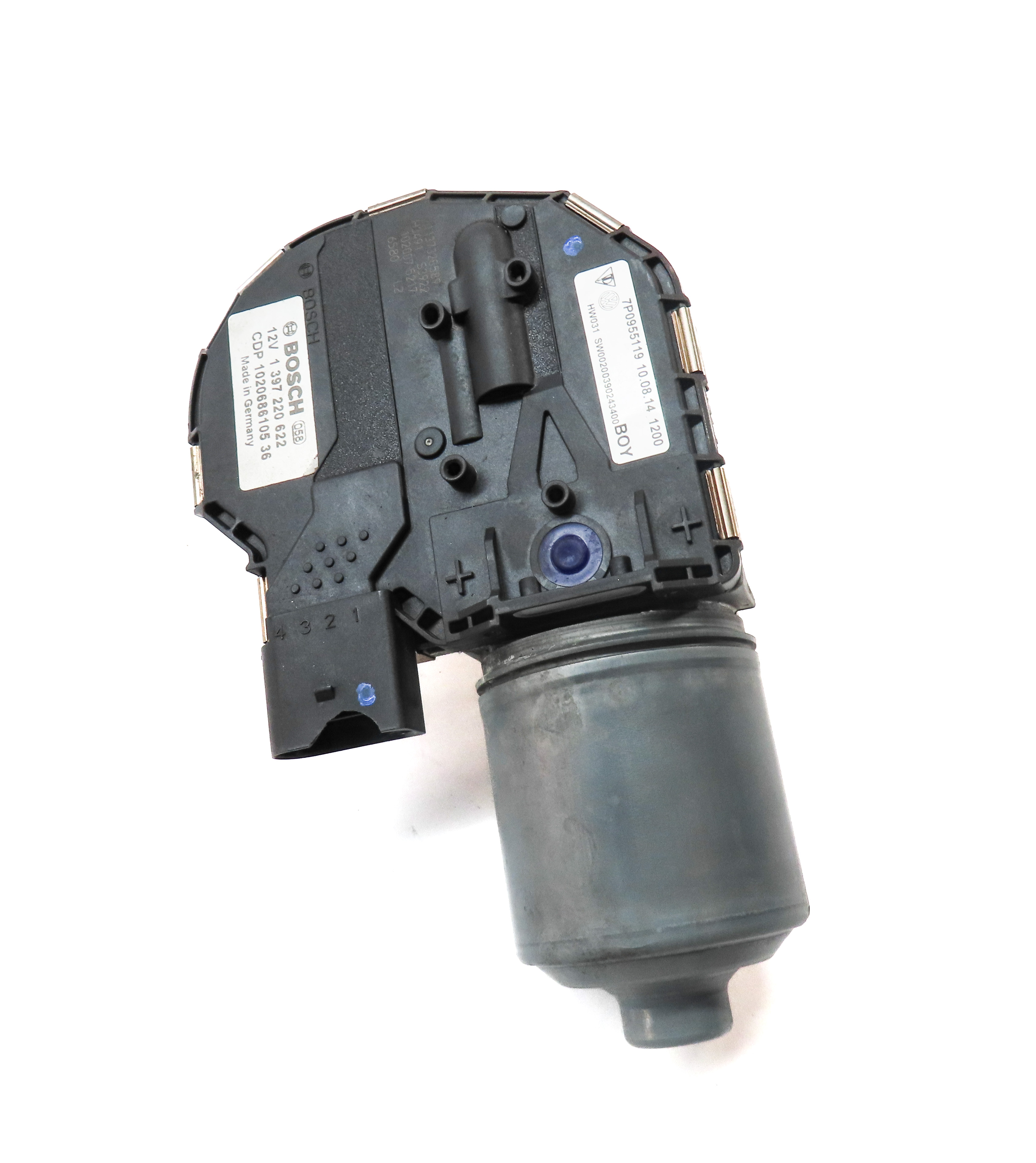 2011-2018 PORSCHE CAYENNE (958) FRONT WINDSHIELD WIPER MOTOR — exact item pictured